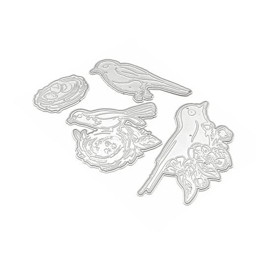 6 Pack: Birds & Nests Cutting Die Set by Recollections™